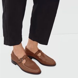 Everlane Mary Jane Loafer in Cocoa Brown